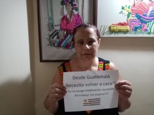 Eduarda pide ayuda para ser repatriada