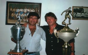 Pablo y su hermano Raúl, la noche del título del Este con las Copas logradas en forma invicta