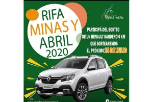 Rifa Minas y Abril - 2020