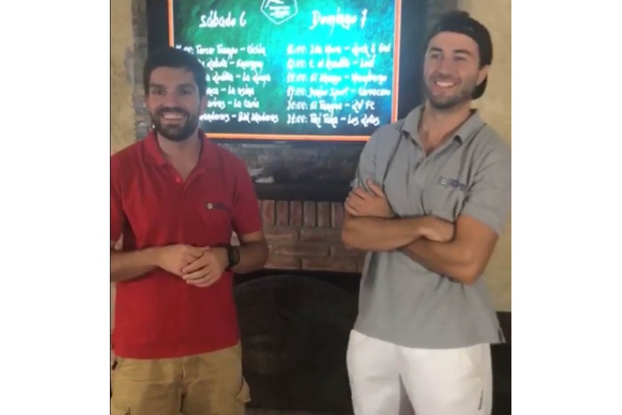 Adrián Trabadelo y Eduardo Romero Sosa,