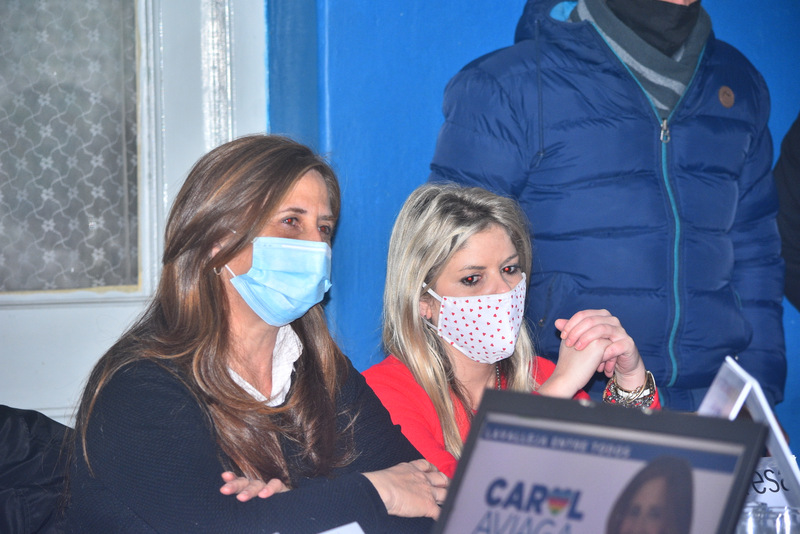 Carol Aviaga y Eliana Alzugaray