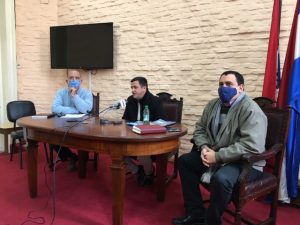 José Belloni, Daniel Fernández y Mauricio Baubeta