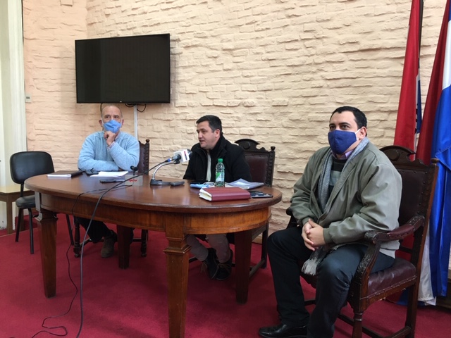 José Belloni, Daniel Fernández y Mauricio Baubeta