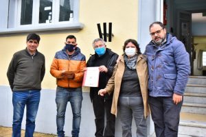 Javier Umpiérrez, Pablo Fuentes, Julián Mazzoni, Cecilia Bianco y Charles Carrera