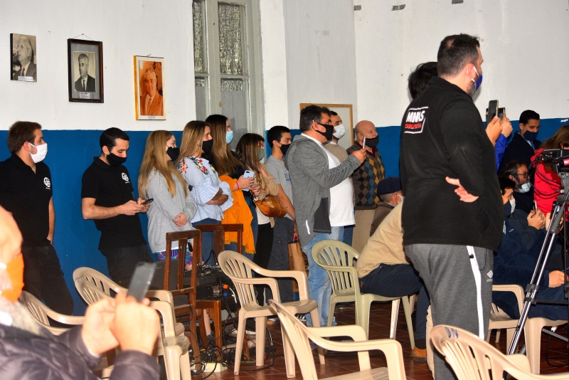 La presentación tuvo lugar en la departamental nacionalista