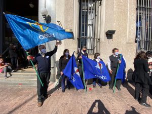 Trabajadores del Banco República se manifestaron 1