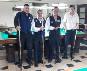 Alexander Poggi, Julio Gentini, Artigas Gómez y Freddy Larrosa, los cuatro mejores del torneo