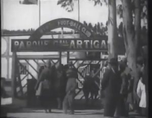 Así era el acceso original al Parque Artigas