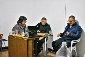 Cecilia Bianco, Julián Mazzoni y Daniel Ximénez