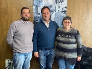 Gastón Díaz, Ernesto Cesar y Rosario Garay