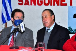 Germán Cardozo ministro de Turismo y Julio Sáncez, candidato a la Intendencia por el Partido Colorado