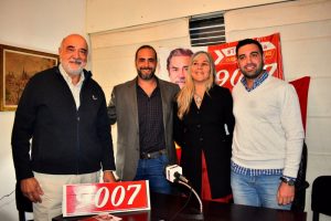 Juan Francisco Mautone, Luis Carresse, Raquel Bardesio y Joaquín Urreta.