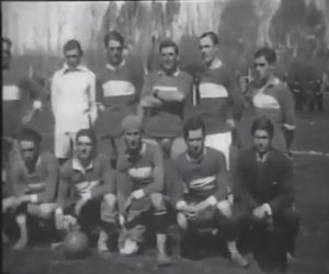 La formación de Central, por entonces poderoso equipo del fútbol minuano