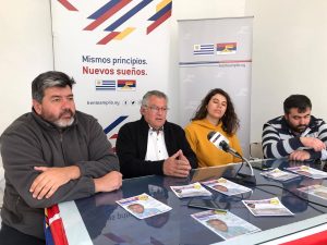 Mario Díaz, Julián Mazzoni, Nadia Figueredo y Federico Suárez.