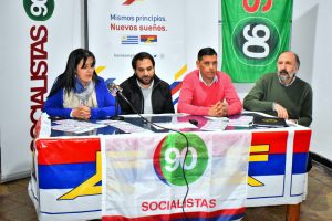 Patricia Pelúa, Gonzalo Civila, Pablo Fuentes y José Nunes