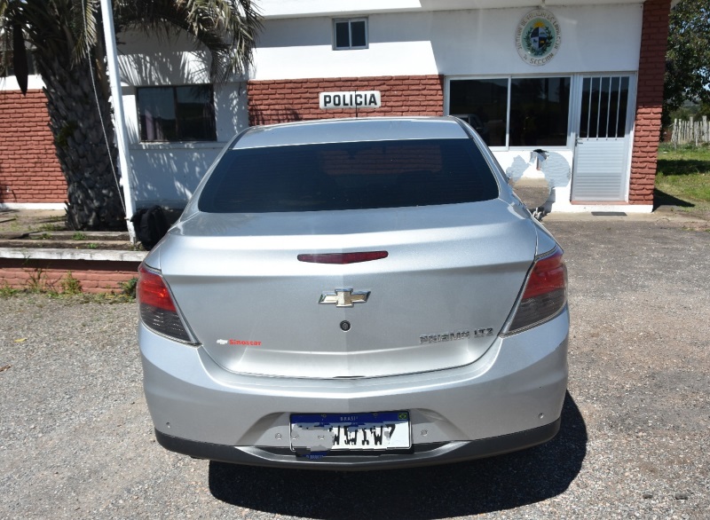 Vehículo intervenido en Operación Gavilán