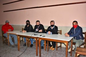 Los docentes estuvieron acompañados por representantes del Sunca