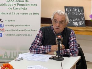 Sixto Amaro, representante de los jubilados y pensionistas en BPS