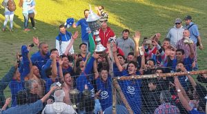 El momento más glorioso de su vida institucional, el título de 2015