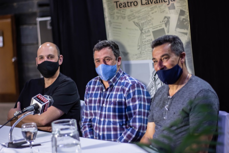 Esteban Baz, Daniel Fernández y Eduardo Cotto