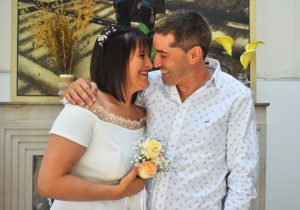 Robert Umpiérrez y Julia Beltrán