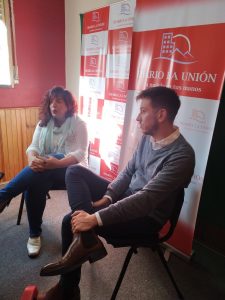 Yliana Zeballos y Felipe de los Santos