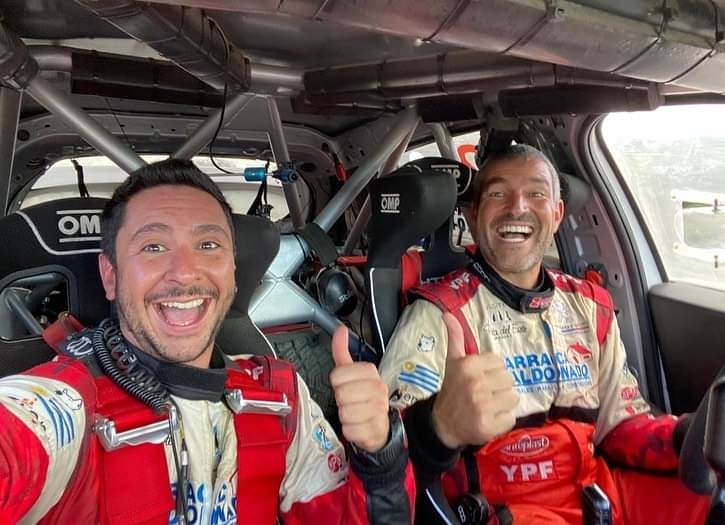 Cansados pero con una sonrisa, cerraron su participación en Cruz del Eje, Rodrigo Zeballos y Sebastián González