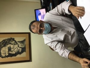 Dr. Andrés Balduini, director del Hospital Vidal y Fuentes