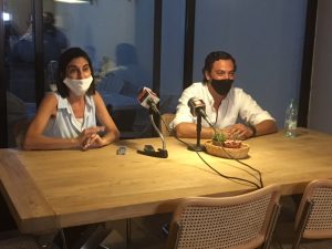 La diputada del Partido Nacional Alexandra Inzaurralde y el Director Nacional de Arquitectura Santiago Borsari