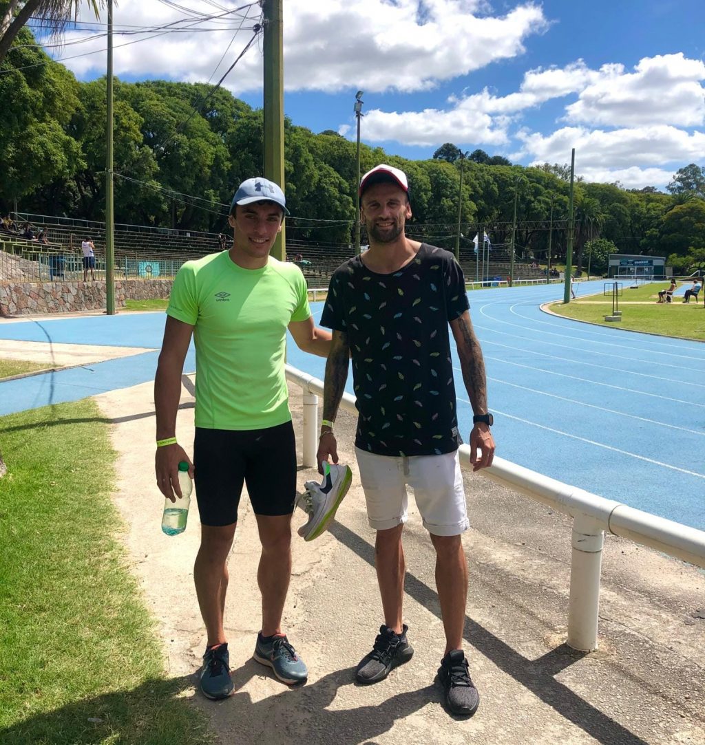 Santiago Rodríguez y Pablo Duarte, de la Federación de Lavalleja, ayer ganaron sus series