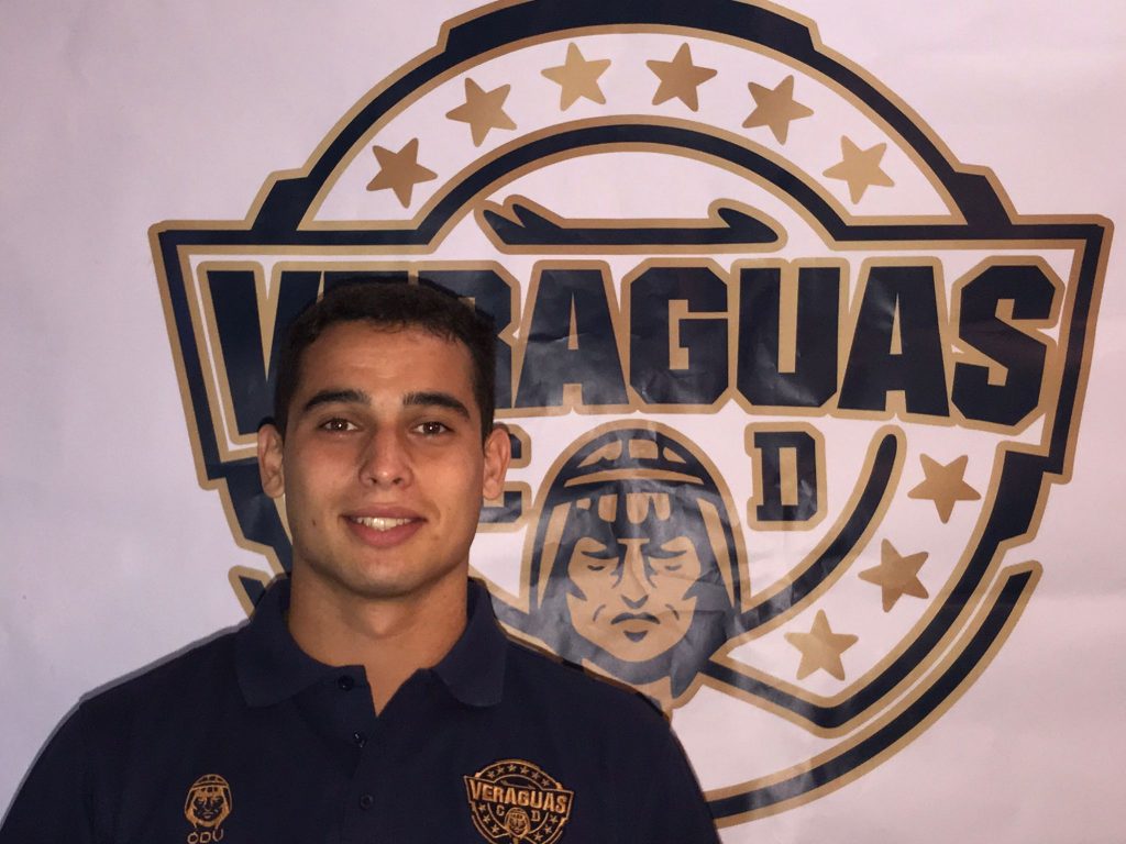 Felipe Villalba en las instalaciones de su nuevo club en Panamá