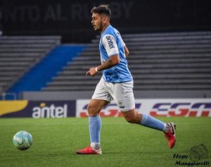 Uri Amaral en su último paso por el Rocha F.C.
