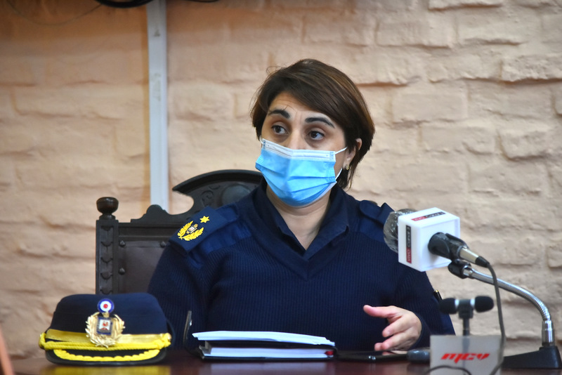 Coordinadora Ejecutiva de la Jefatura de Lavalleja, Crio. Mayor Verónica Moreira