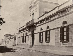 Foto desde Plaza Libertad de la Jefatura de Policia de Lavalleja 1900