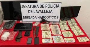 incautacion en procedimiento de Drogas en José Pedro Varela presentacion