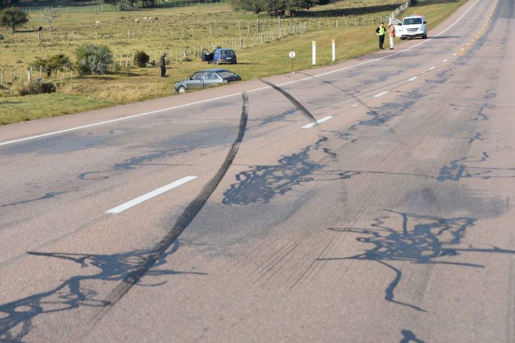 siniestro de transito grave ruta 8 185 jurisdicción de Secc 8va despiste