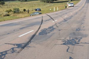 siniestro de transito grave ruta 8 185 jurisdicción de Secc 8va despiste