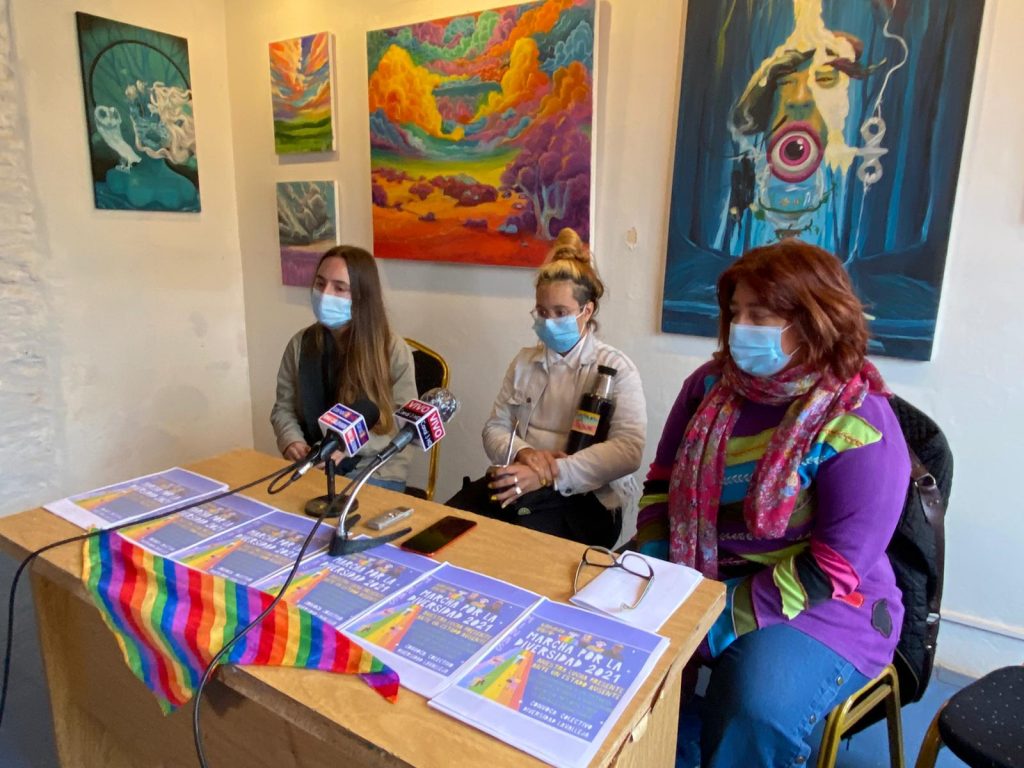 Ailén Rodríguez, Yamila Larrosa y Aurora Fernández