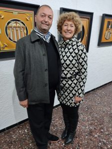 Director de Cultura Hebert Loza y la actriz Silvia Novaresse