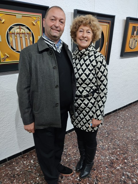 Director de Cultura Hebert Loza y la actriz Silvia Novaresse