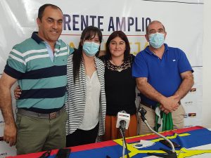 Ismael Paradeda, Patricia Pelúa, Rossana Jaimés y Luis Balduini