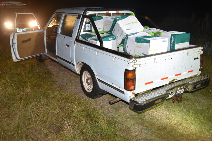 Camioneta recuperada por DSR en José Pedro Varela