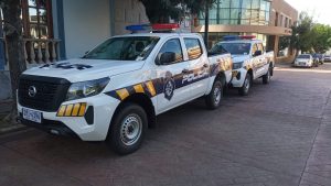 Camionetas Nissan entregadas para patrullaje