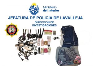 Incautacion de Cosmeticos y articulos hurtados