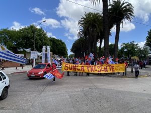 Movilizaciones para no privatizar el Portland ANCAP 3