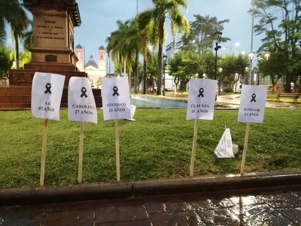 Ni la lluvia pudo con la lucha contra la violencia hacia las mujeres 12