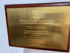 Homenaje al artista Manuel Espínola Gómez en su localidad natal 4