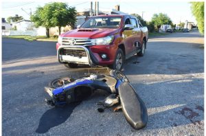 Siniestro de transito Gral. de la Llana y Dr. C.Araujo