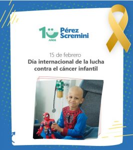 perez scremini diez años dia contra el cancer infantil