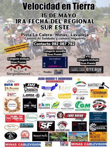 velocidad en tierra - fecha regional sur este